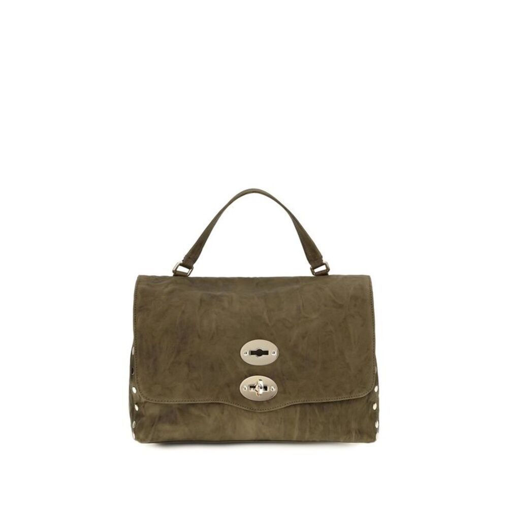 Zanellato Brown Suede Leather Women's Handbag
